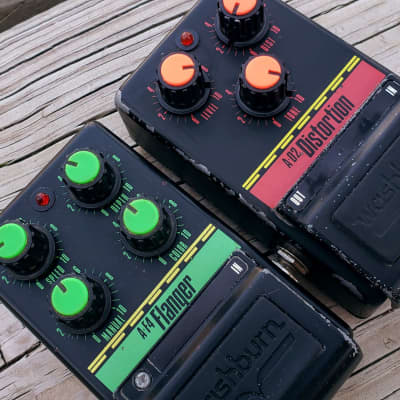 Loco Box DS-01 Distortion & FL-01 Flanger! 80s Series MIJ for sale