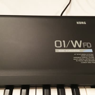KORG 01/W FD with SMF Synthesizer Workstation Made in JAPAN. SERVICED. Works Perfect !. image 9