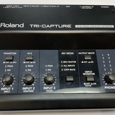 Roland UA-33 Tri-Capture Compact Audio Interface 2010s - Black