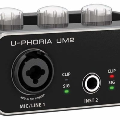 Behringer - UM2 - U-PHORIA 2x2 USB Audio Interface image 3