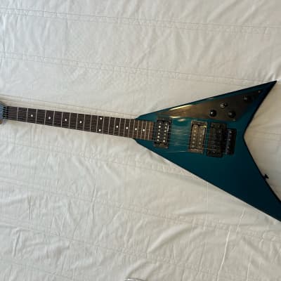 Jackson PS-37 Performer Rhodes V Mid to Late 90’s - Sparkle teal/blue image 6