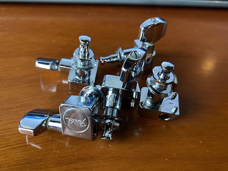 Fender Telecaster Tuning Heads Chrome Reverb