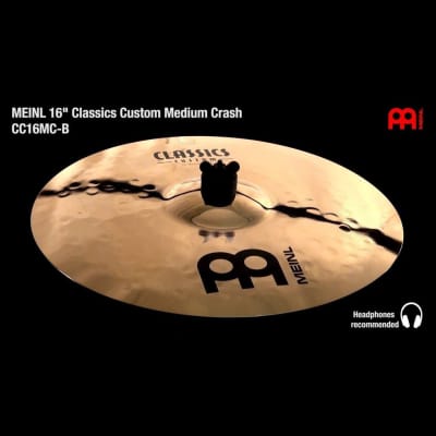 Meinl Classics Custom Medium Crash Cymbal 16 image 2