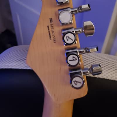 Fender Stratocaster HSS Orange Sunburst w/ Locking Tuners image 4