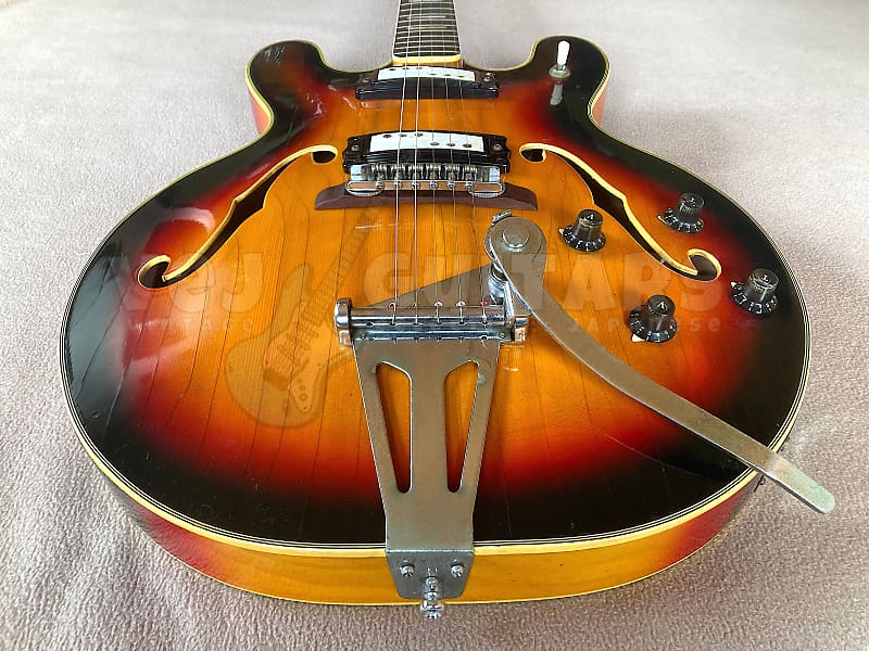 MATSUMOKU VINTAGE ES-335 BODY RARE MIJ 1960s incl PICKUPS