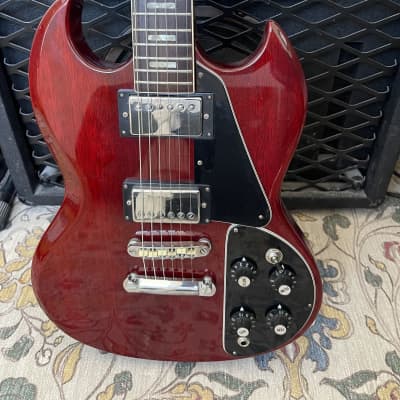 Morris Japan SG Mid-70s - Cherry (Gibson SG Copy) for sale