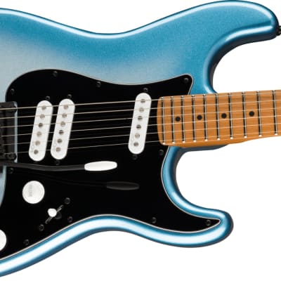 Squier Contemporary Stratocaster Special Roasted Maple Fingerboard, Black Pickguard, Sky Burst Metallic image 19