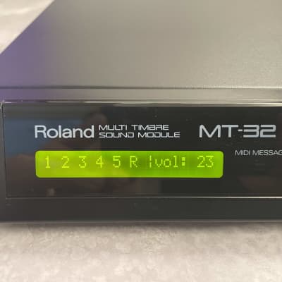 Roland MT-32 Multi-Timbral Synthesizer Module 1987 - 1992 - Black