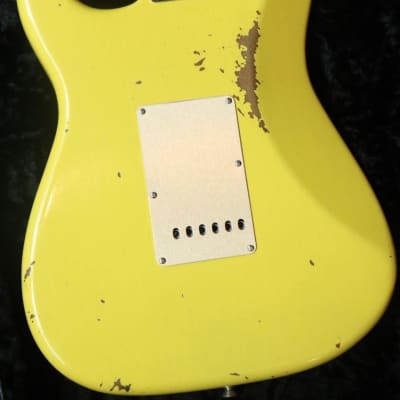 Fender Custom Shop'60 Roasted Stratocaster Relic 2021 Graffiti Yellow image 7
