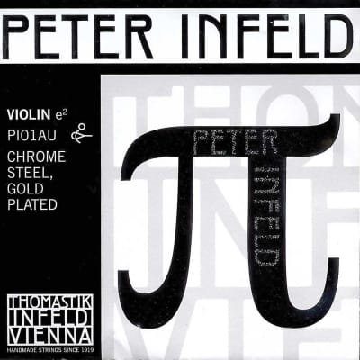 Thomastik-Infeld PI01AU Peter Infeld Gold-Plated Stainless Steel 4/4 Violin String - E (Medium)