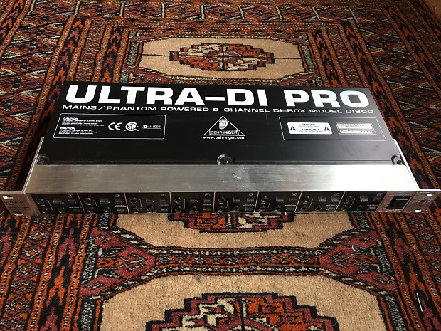 Behringer Ultra-DI Pro DI800 Phantom Powered 8-Channel Direct Box image 2