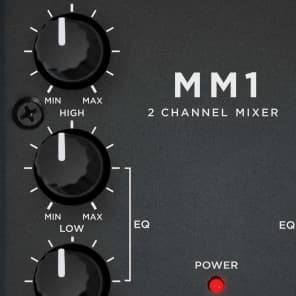 Gemini MM1 2-Channel Mic Input Compact Portable EQ DJ Mixer image 4