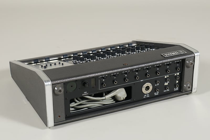 Yamaha PM-200 8-channel vintage mixer with spring reverb