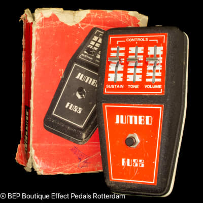 【貴重】Greuter Audio Jumbo Fuzz jen ビッグマフ Vintage JEN Jumbo Fuzz 1973-1975 Red/Silver Original Big