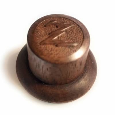 Small Solid Wood Hand Made Zenith Knob - Antique Radio Repair - Small Zenith Knob image 3