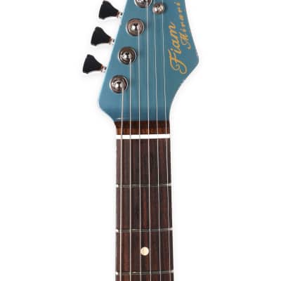 Fiam Guitars Mirari 2023 Pelham Blue over Silver. By past Ronin Guitars luthier Izzy Lugo. NEW (Authorized Dealer) image 11