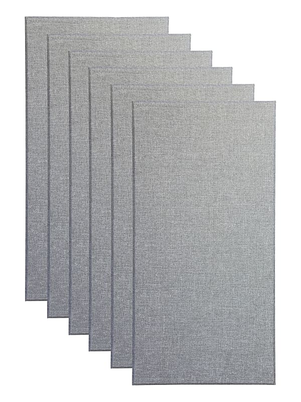 Primacoustic Broadway 2" Broadband Absorber Acoustic Wall Panel 6-pack - Grey w/ Beveled Edge image 1