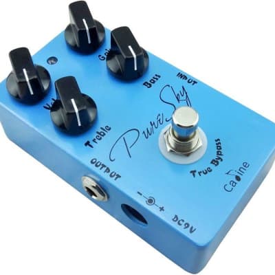 Caline Cp-12 Pure Sky Overdrive Boost Black letters and Knobs image 2