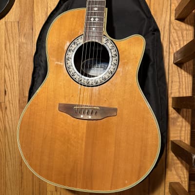 Ovation Celebrity CC68 Acoustic Electric Guitar Mid Bowl Made Reverb