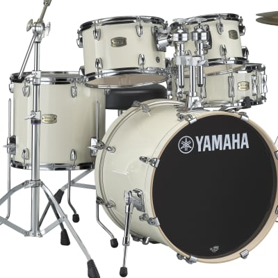 Yamaha SBP0F50CLW Stage Custom Birch 20x17/14x13/12x8/10x7/5.5x14" 5pc Shell Pack , Classic White - In Stock!