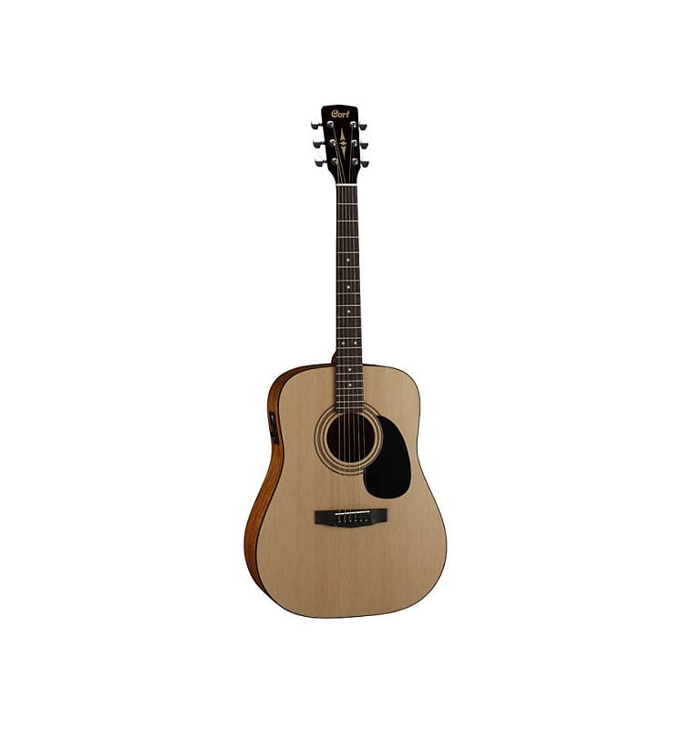 Cort AD810E OP Standard Series Spruce/Mahogany Dreadnought with Electronics Open Pore Natural image 1