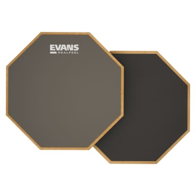 Evans RealFeel™ 2-Sided Drum Practice Pad, 6 Inch image 1
