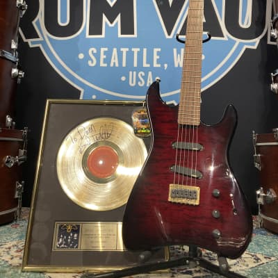 Veillette Brad Whitford’s Aerosmith Six String Baritone, Authenticated! (#149) 2000s Red for sale