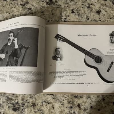 Washburn 1897 guitar mandolin zither banjo reprint catalog Lyon and Healy Lion image 15