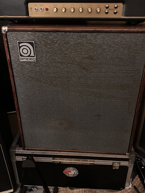 Ampeg 4x12 guitar cab 2000 Wood | Reverb