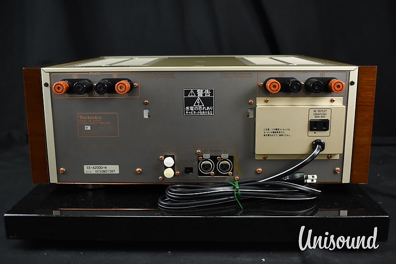 Technics SE-A2000 Stereo Power Amplifier W/ Original Box | Reverb