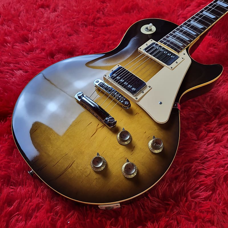 Aria Pro II LS-450 Leopard Model 1977 - Brown Sunburst (Tobacco Burst) -  Les Paul Standard - All Original With T-Top Covered Pickups - Matsumoku - 