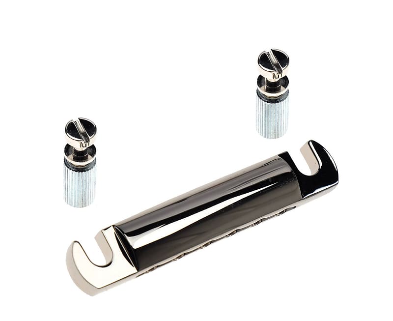 Gibson Stop Bar Tailpiece Nickel PTTP-015 image 1