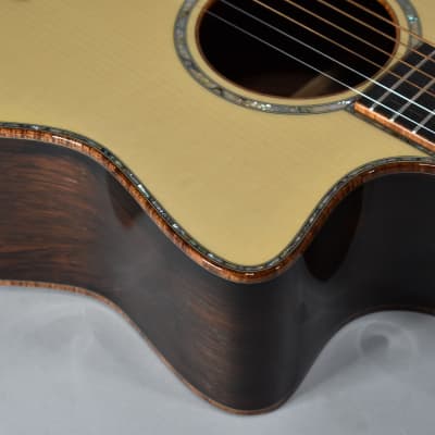 2011 Taylor Custom GO Brazilian Rosewood Natural Finish Acoustic w/OHSC image 6