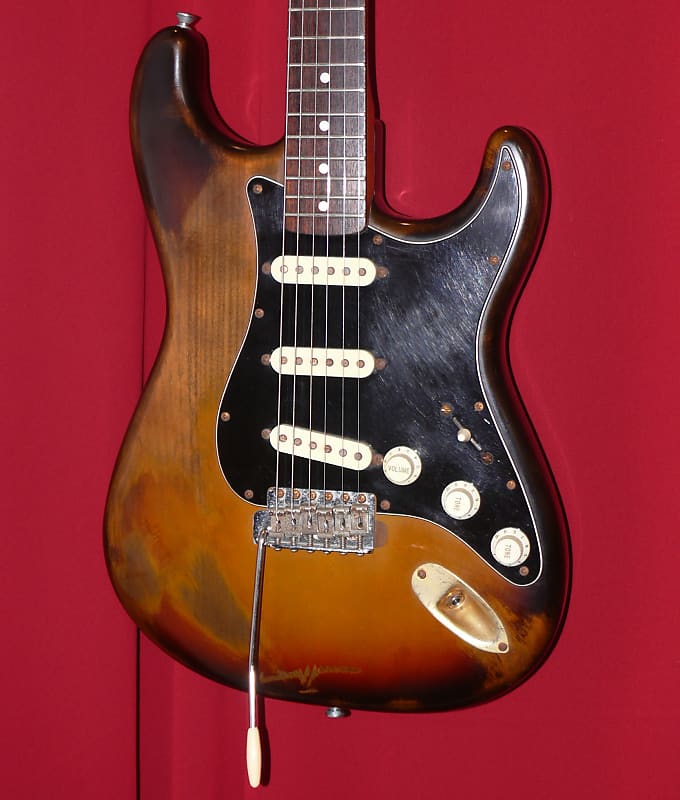 【美品】Bacchus Stratocaster Bacchus BST-57 2Tone Sunburst【Made In Japan】3.35kg【委託