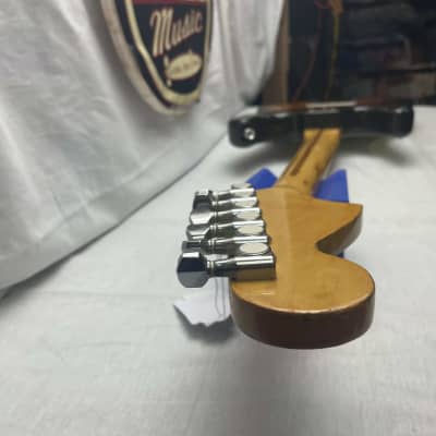 Fender USA Stratocaster Guitar with Case - changed saddles & electronics 1979 - 2-Color Sunburst / Maple neck image 25