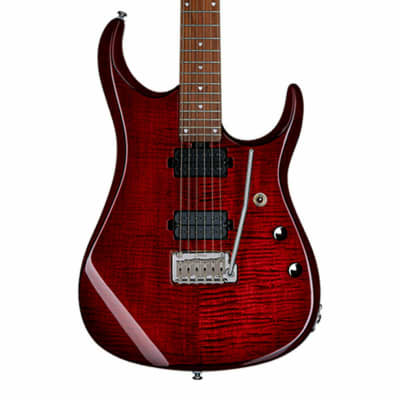 Sterling by Music Man John Petrucci Signature 6str Electric Guitar Royal Red Fla for sale