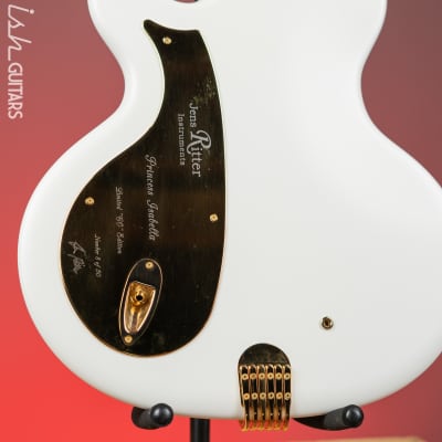 2010 Ritter Princess Isabella CO Edition Baritone Guitar White image 11