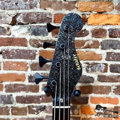 Schafer MIK V-Style Electric Bass (1980s - Slate Marble) image 3
