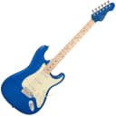 Vintage V6 John Verity Signature Electric Guitar ~ Candy Apple Blue
