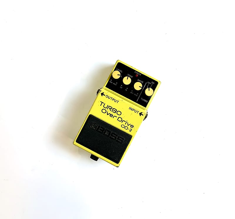 ギター BOSS OD-2 Turbo Over Drive 772600 JAPAN Boss Turbo Overdrive OD-2 1988 Made in Japan Vintage Pedal