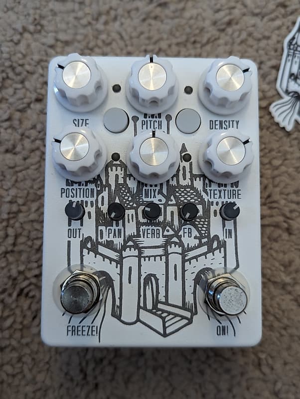 Tomkat Pedals Cloudy (White) Delay Reverb Granular Reverb