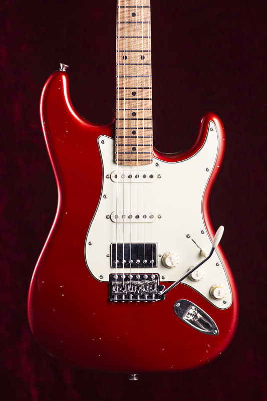 Xotic XSC-2 – Candy Apple Red Heavy Aged Xotic Guitars XSC-2 Dark Candy Apple Red | Reverb Canada