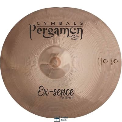 Pergamon Cymbals Ex-Sence Series Brilliant 10" Extra Thin Hi-Hats (Pair) image 1