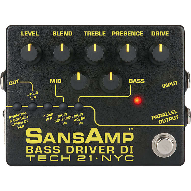 TECH 21 SansAmp Bass Driver V2 DI Pedal image 1