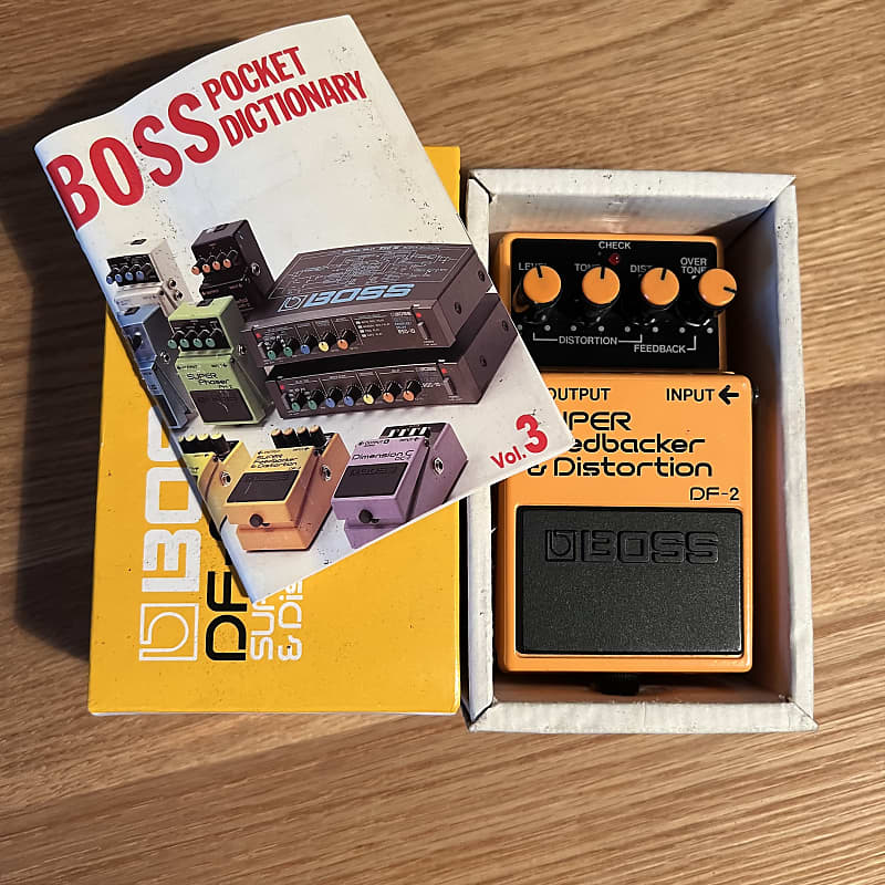 Boss DF-2 Super Feedbacker and Distortion - Japanese - Boxed | Reverb