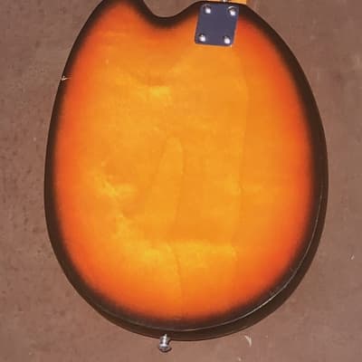 Kingston Electric Mandolin 1965 - Sunburst Orange image 2