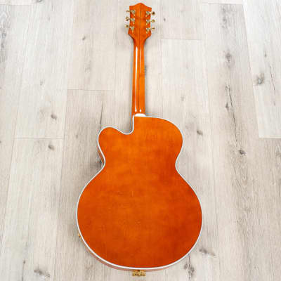 Gretsch G6120TG-DS Players Nashville Hollow Body DS Guitar, Roundup Orange image 5