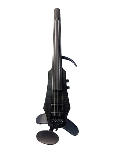 NS Design WAV5 Black 5-string violin with case image 1