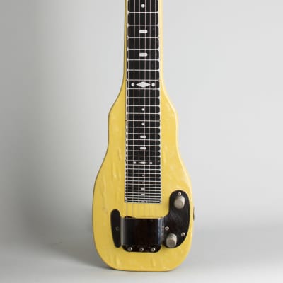 Fender  Champion Lap Steel Electric Guitar (1955), ser. #8970, original brown alligator chipboard case. image 1
