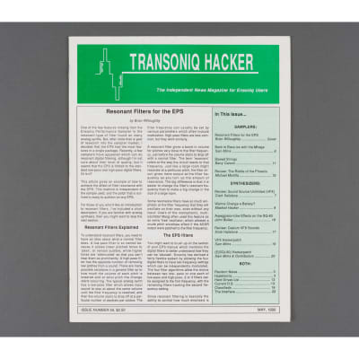 Transoniq Hacker Ensoniq User's Newsletter Issue #59
